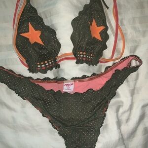 Two piece pin up bikini
